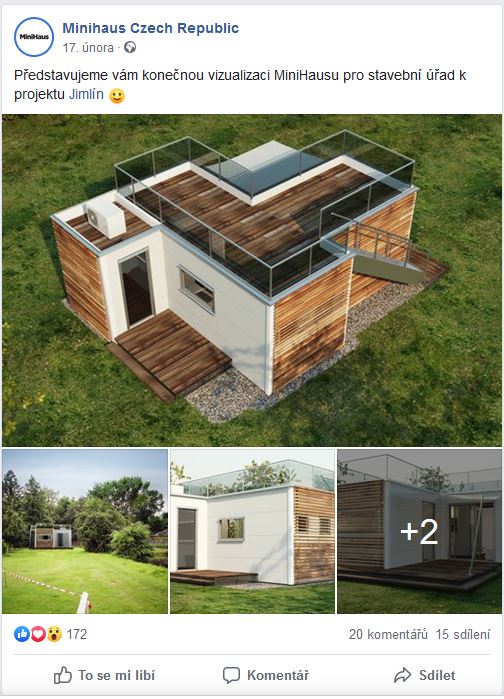 Náhled Facebook stránky Minihaus